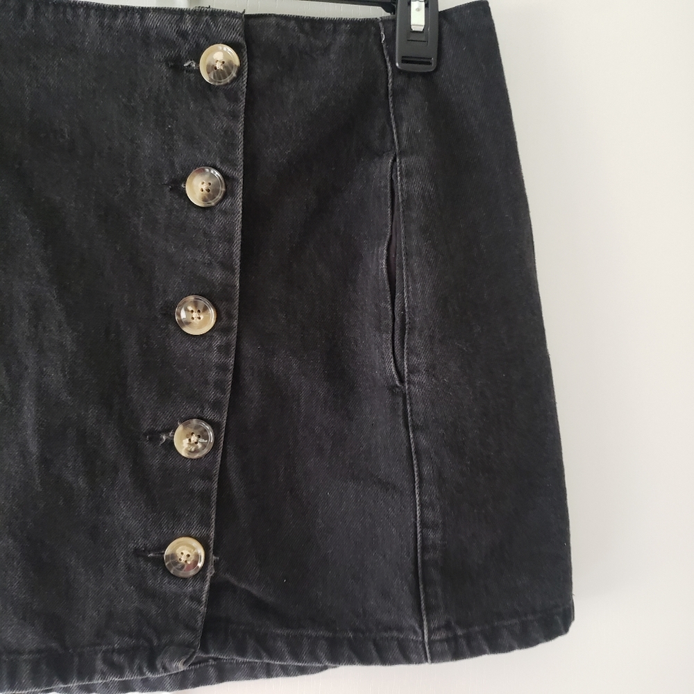 Topshop Moto Black Size 6 Skirt. - Picture 2 of 5